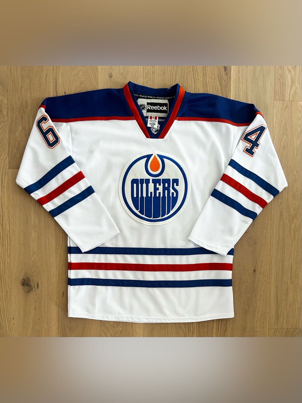 Authentic Reebok Edge 2.0 Edmonton Oilers Nail Yakupov NHL Hockey Jersey Size 50